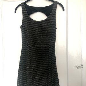 Wet Seal Black/Gold Mini Dress